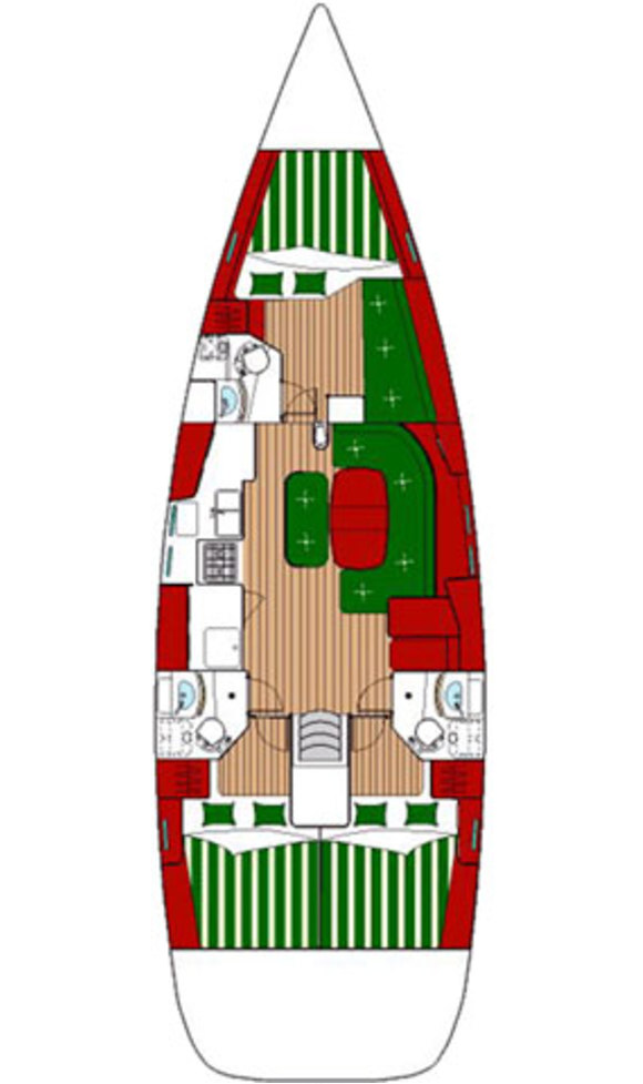 Petra Test - Oceanis Clipper 423 - 3 cab. (2006) — photo 2