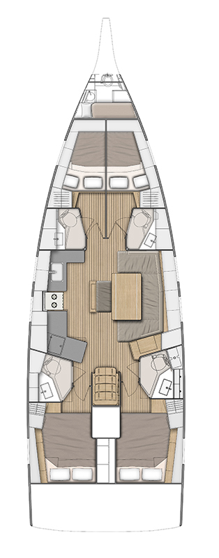 Benetau Oceanis 46.1 - Oceanis 46.1 - 4 + 1 cab. (2025) — photo 2